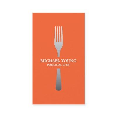 SILVER FORK on ORANGE