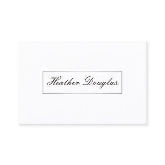 Silver Frame / Cursive Typography