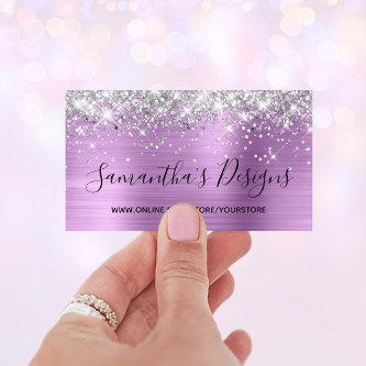 Silver Glitter Lavender Foil Online Store