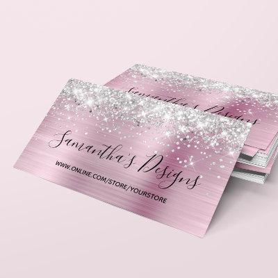 Silver Glitter Light Pink Foil Online Store