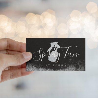 Silver Glitter Moblie Spray Tan