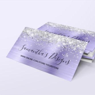 Silver Glitter Periwinkle Foil Online Store