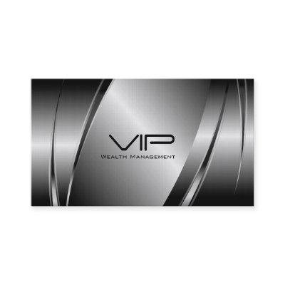 Silver Gray Metallic Look-Stainless Steel Pattern