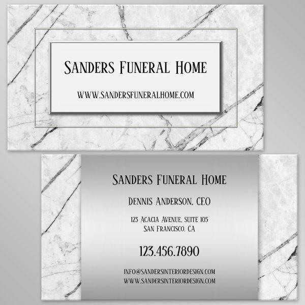 Silver Grey Marble Chic