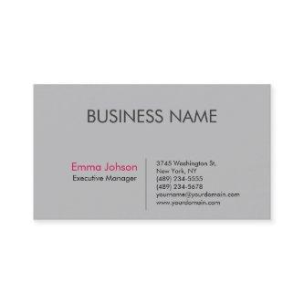 Silver Grey Pink Elegant Modern Simple