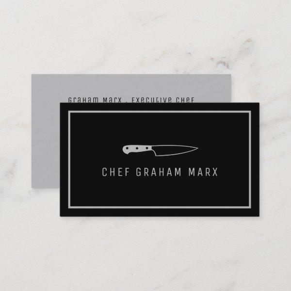 Silver Knife, Modern Gourmet, Chef, Cooking