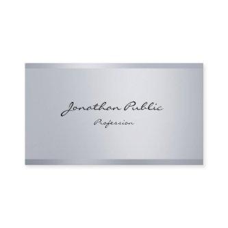 Silver Look Elegant Calligraphy Script Modern