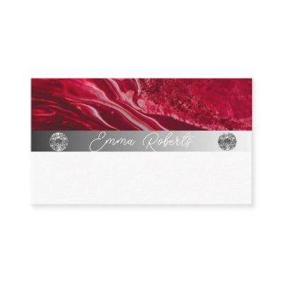 Silver Marble Pink Diamond Coach