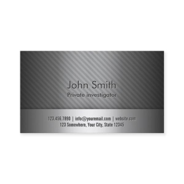 Silver Metal Investigator