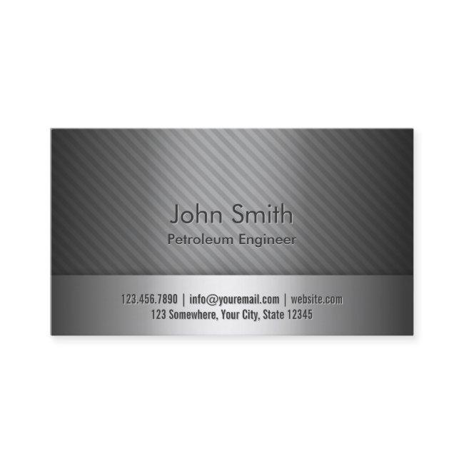 Silver Metal Petroleum Engineer