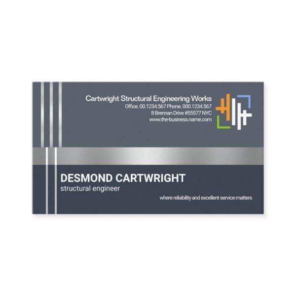 Silver Re-bar Concrete Column Engineer