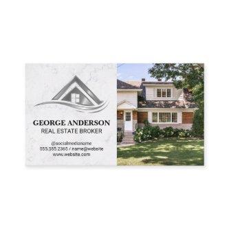 Silver Real Estate Logo | Residential Front Yard