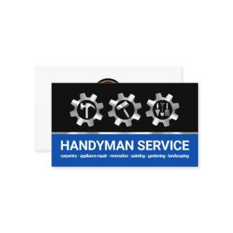 Silver Sprocket Handyman Tools Icon