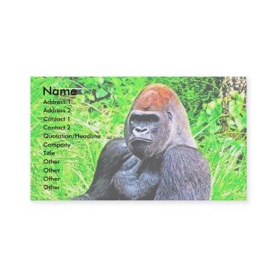 Silverback Gorilla Photo Painting