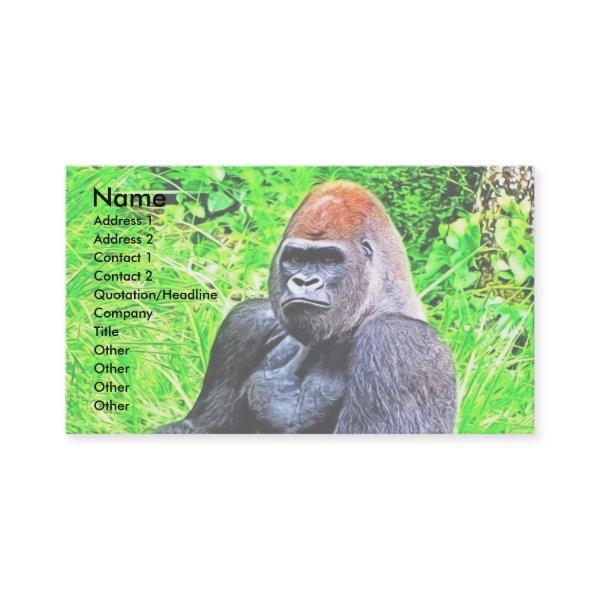 Silverback Gorilla Photo Painting