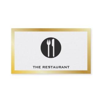 Silverware Gold Border