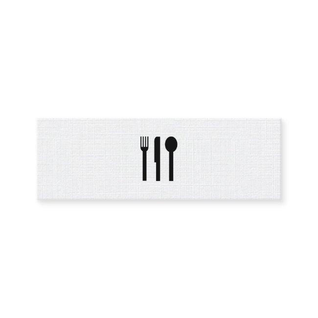 Silverware / Linen Pattern Mini