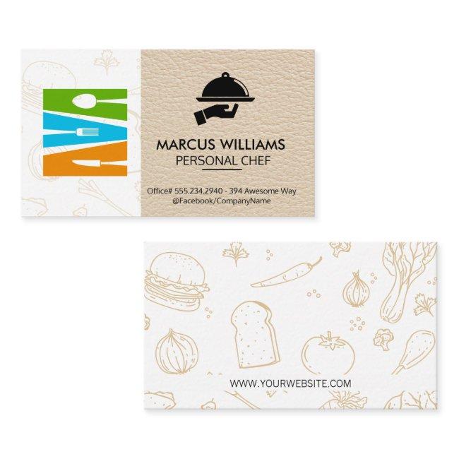 Silverware logo | Restaurant Owner | Leather