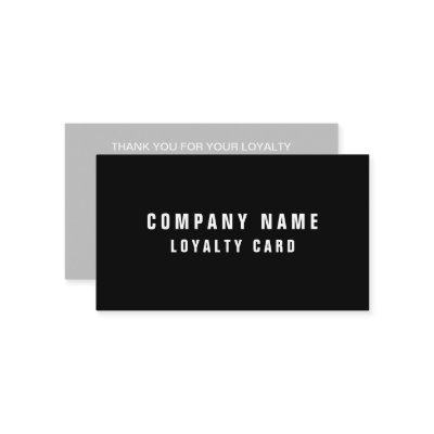 Simple 10 stamp loyalty  template
