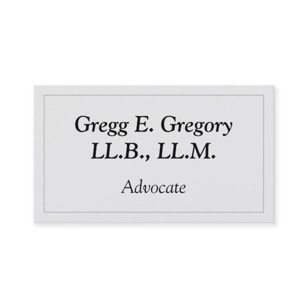 Simple and Basic Advocate