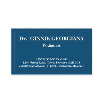 Simple and Classy Podiatrist