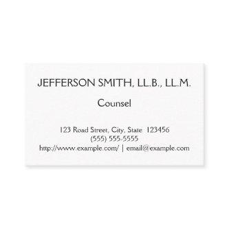 Simple and Conservative Counsel