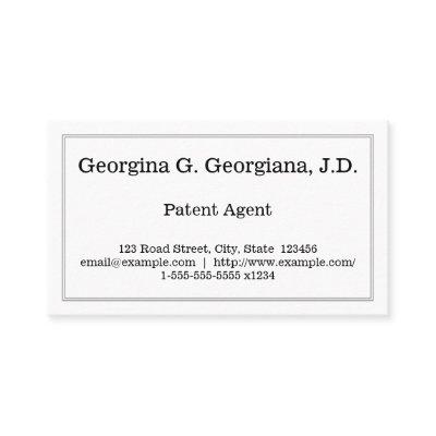 Simple and Plain Patent Agent