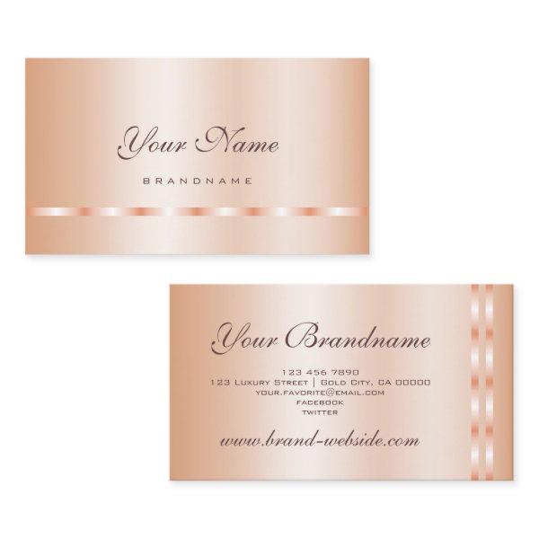 Simple and Stylish Rose Gold Blush Professional