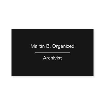 Simple Archivist Professional Design