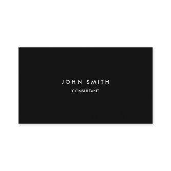 Simple Basic Black, Two-Sided
