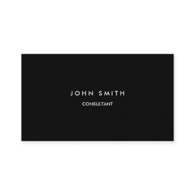 Simple Basic Black, Two-Sided