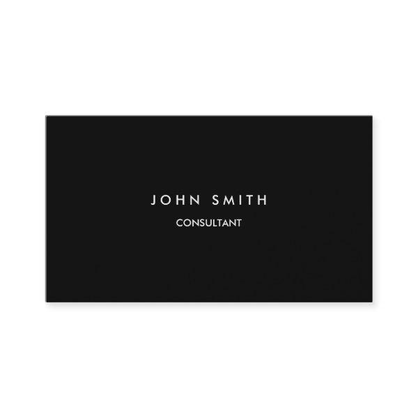 Simple Basic Black, Two-Sided