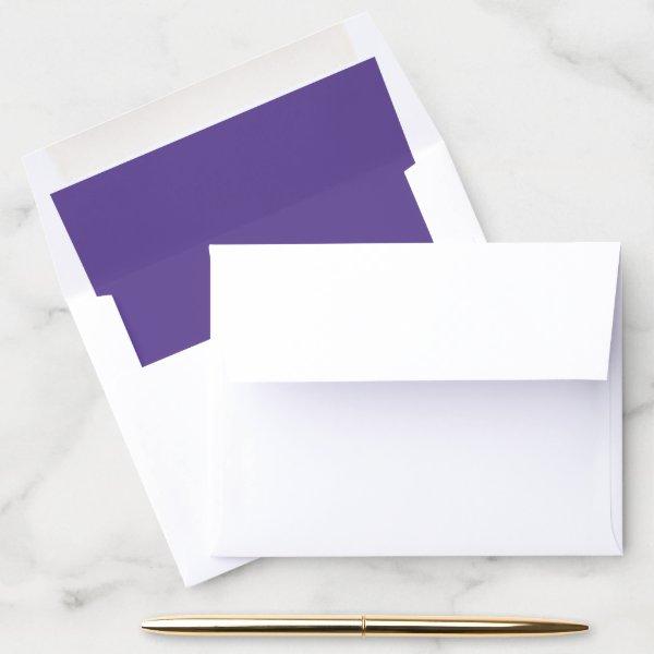Simple Basic Minimalist Classic Modern Chic Purple Envelope Liner
