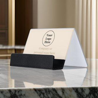 Simple beige minimalist  desk  holder