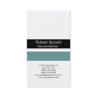 Simple Black Blue White Plain