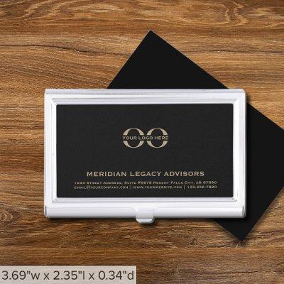 Simple Black Custom Logo   Case
