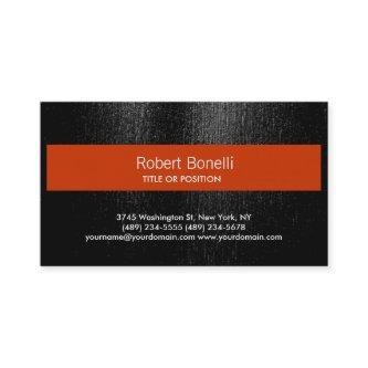 Simple Black Grey Orange Stripe