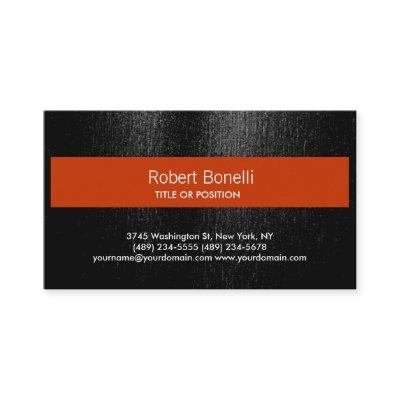 Simple Black Grey Orange Stripe