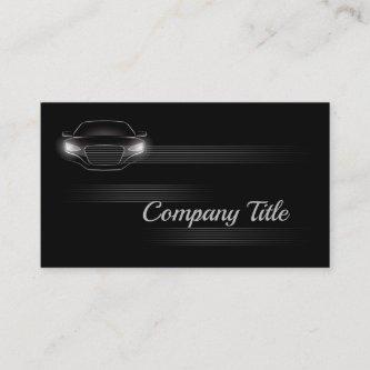 Simple Black Luxury Car Company