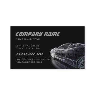 Simple Black Model Of A Car