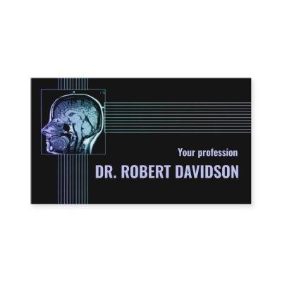 Simple Black Neurologist Xray Head