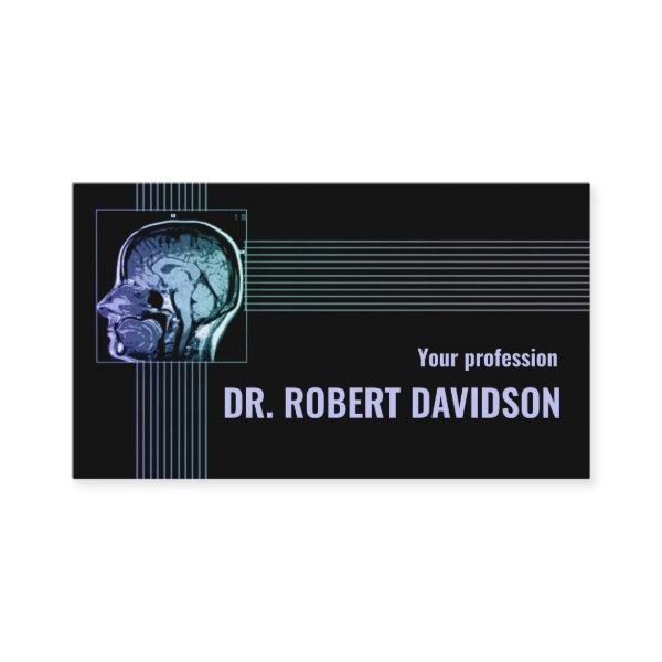 Simple Black Neurologist Xray Head