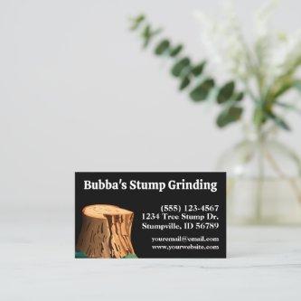 Simple Black Stump Grinding
