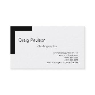 Simple Black White Photography