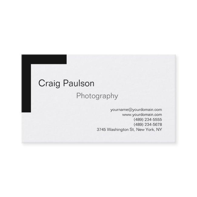 Simple Black White Photography