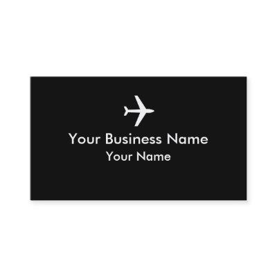 Simple black white plane