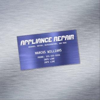 Simple Blue Appliance Repair  Magnet