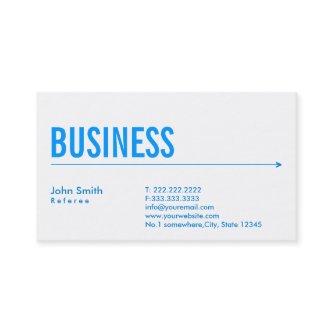 Simple Blue Arrow Referee