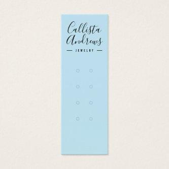 Simple Blue Black Multiple Earring Display Card