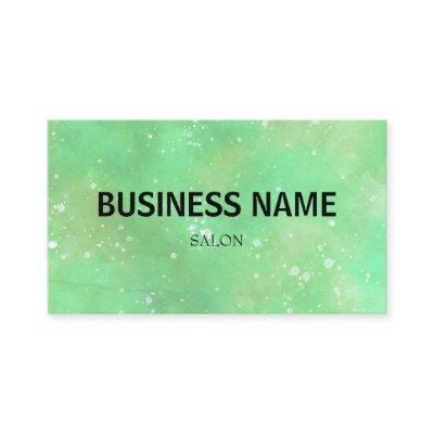 simple blue green watercolor script modern busines